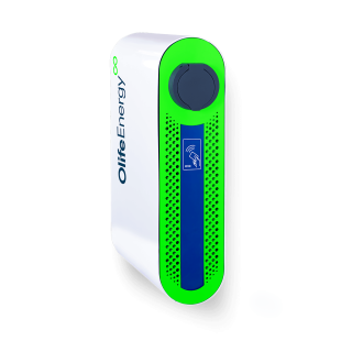 Olife Energy DoubleBox AC 2x22kW  - BASE - na výběr 3 varianty (zásuvka, rovný / kroucený kabel)